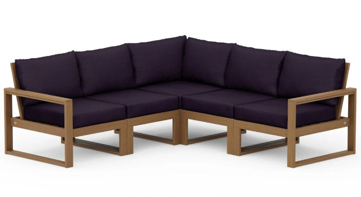 Edge Modular Sectional Natural Navy Product Image
